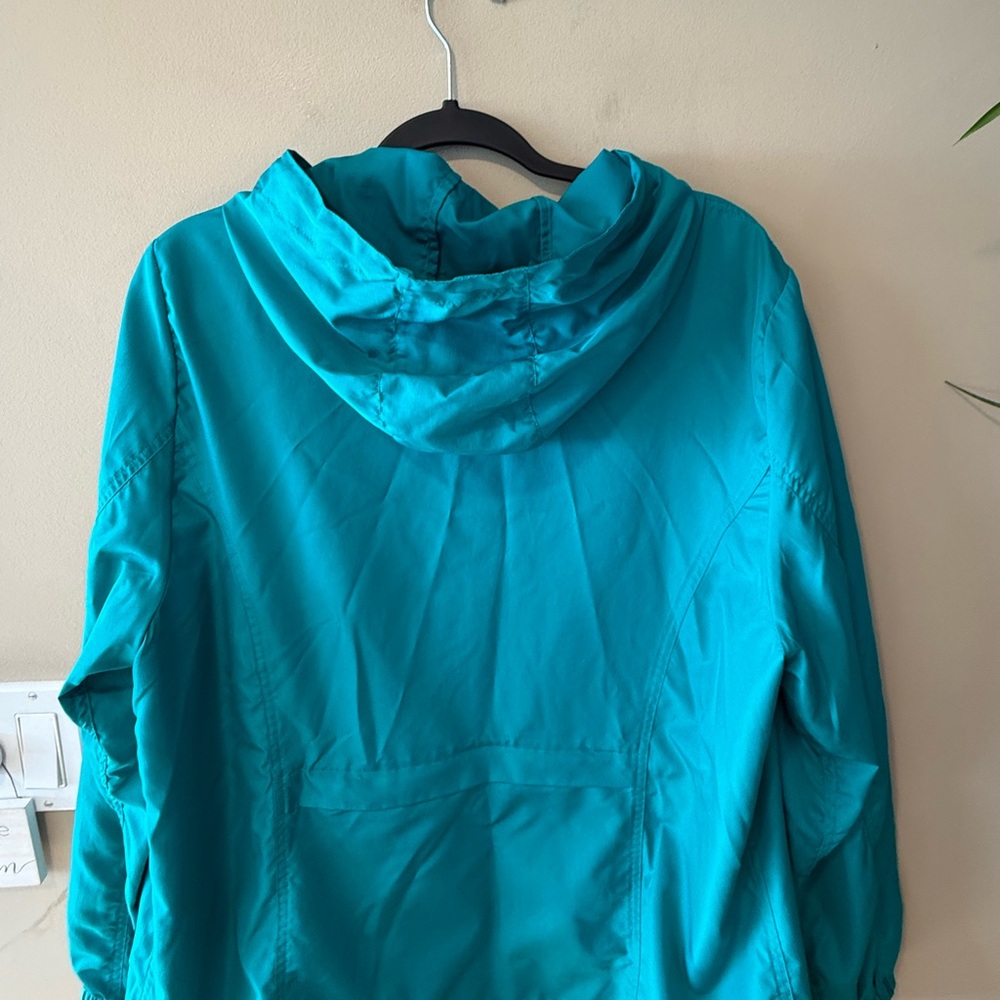 Northern Reflections Packaway Lightweight Teal Jacket - Picture 10 of 13